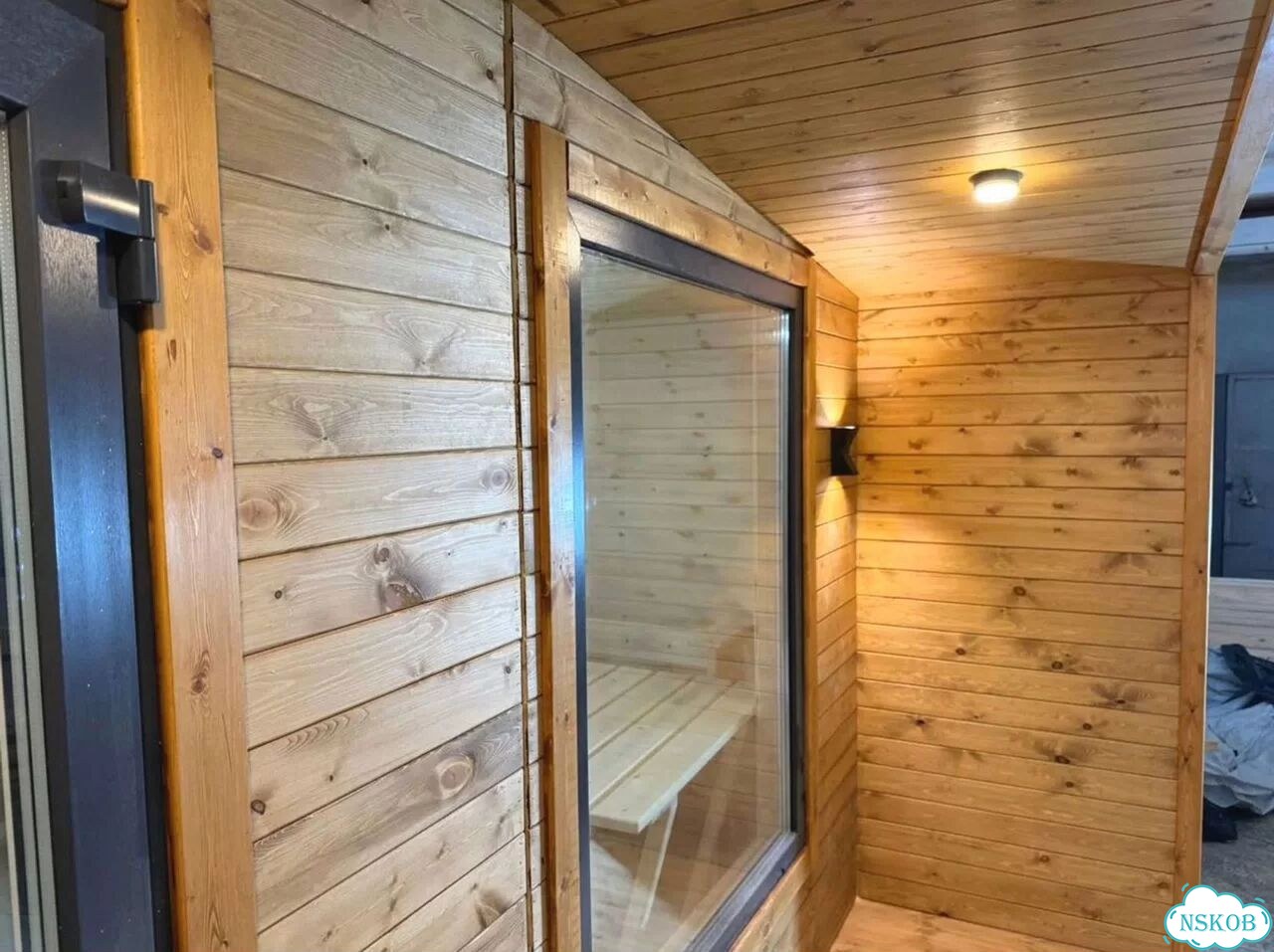 Готовые бани из бруса фото 8