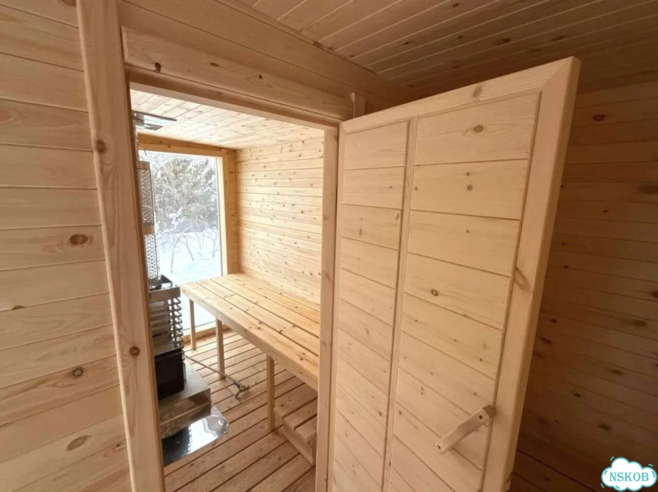 Каркасная баня 6х4 фото 9