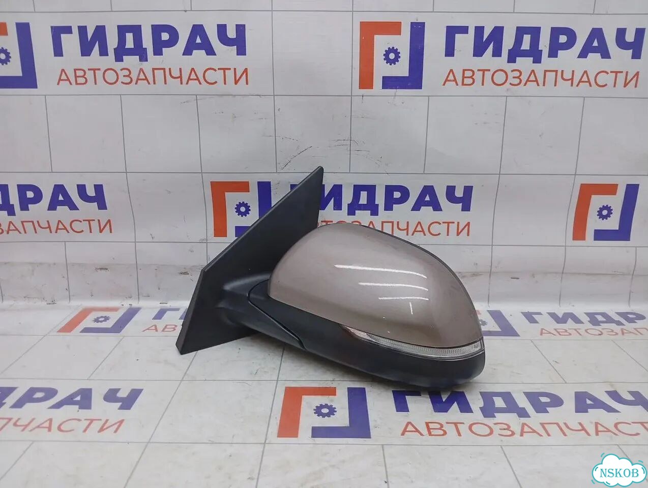 Зеркало заднего вида левое в сборе, с подогревом, 5 контактов Kia Rio X-line 87610H0340S4N фото 2