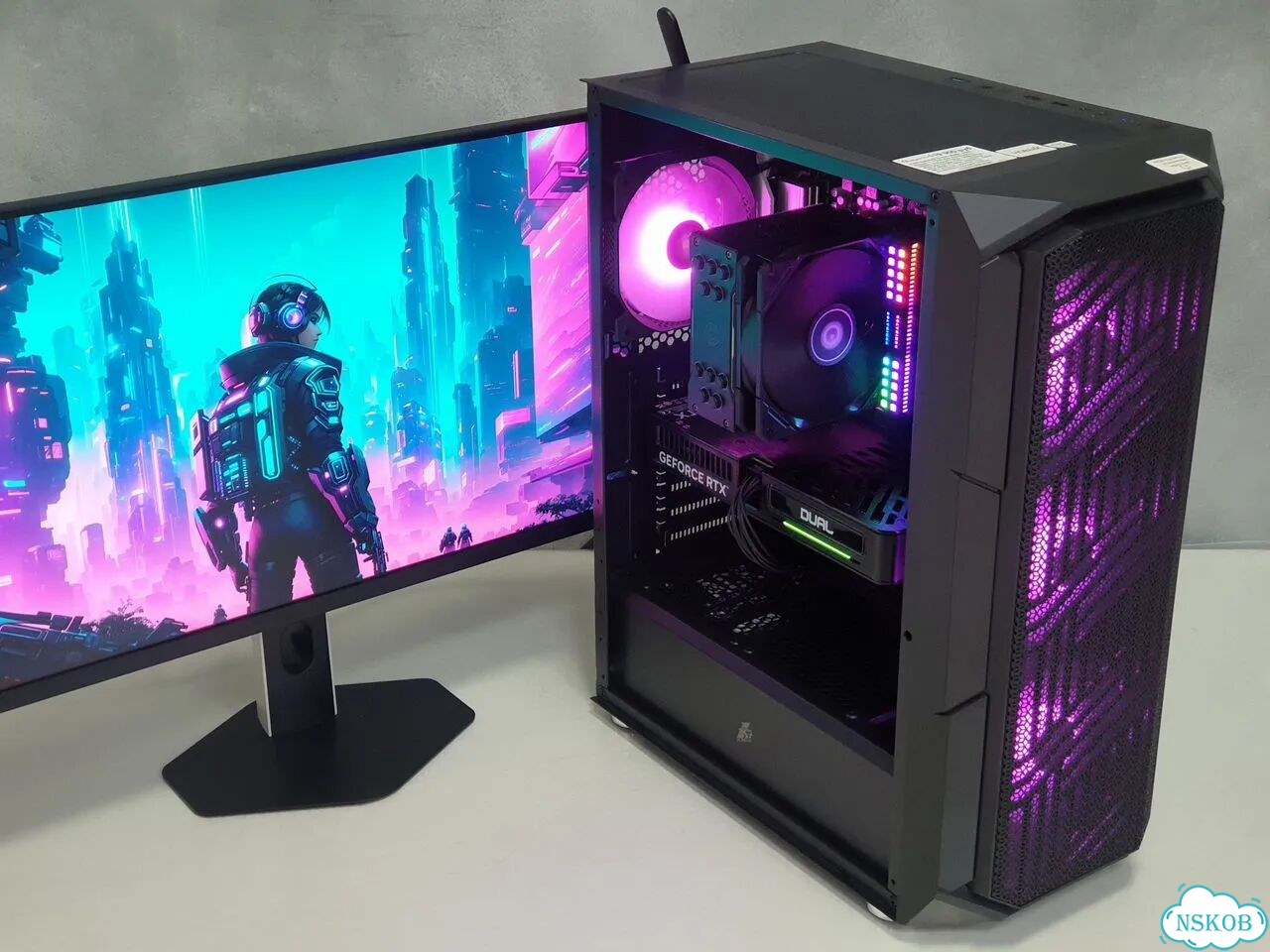 Игровой пк Ryzen 7 7700, DDR5 32Gb, RTX 5060 Ti, В Наличии/Гарантия фото 2