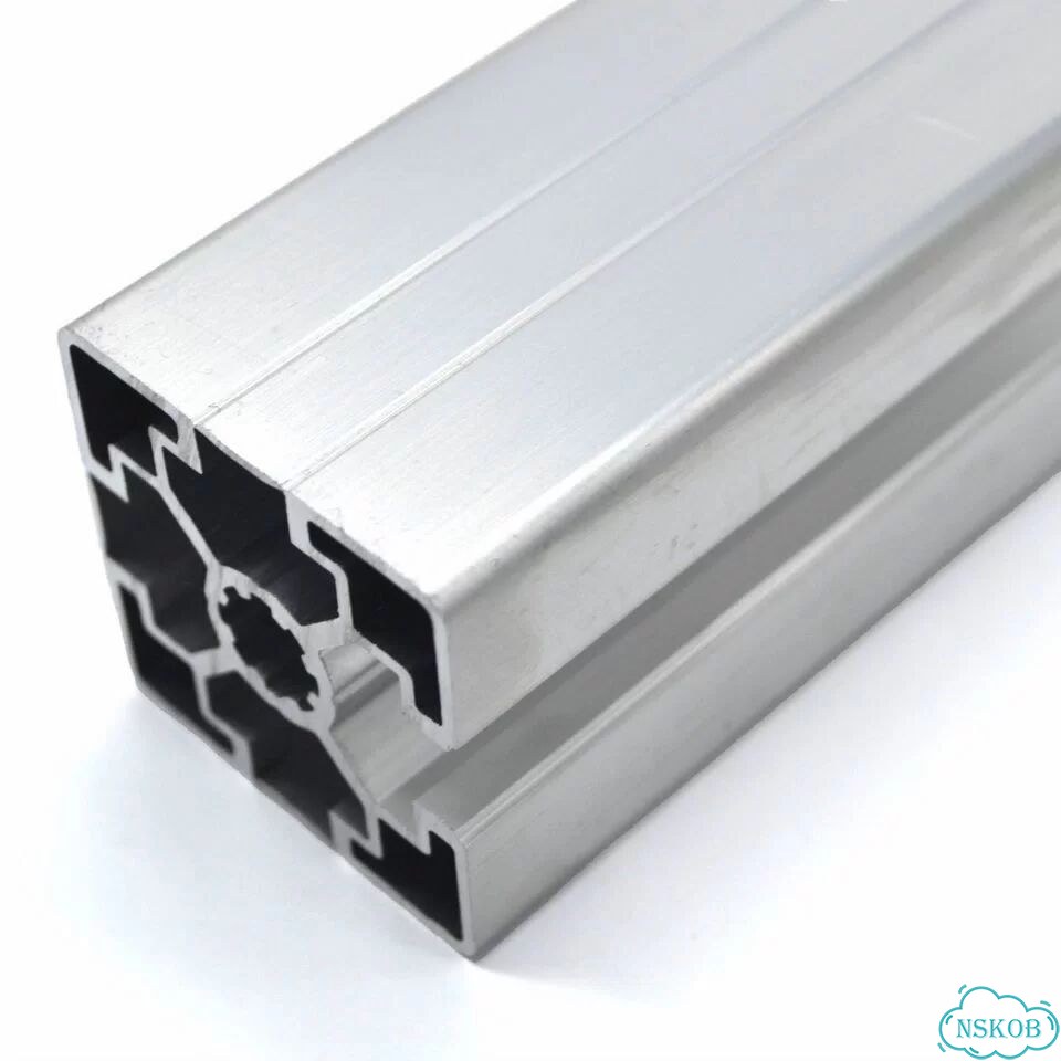 OB-4545L-3C-BP Профиль 45х45 мм. Паз 10 мм, закрытый с 3х сторон (Без покрытия) фото 6