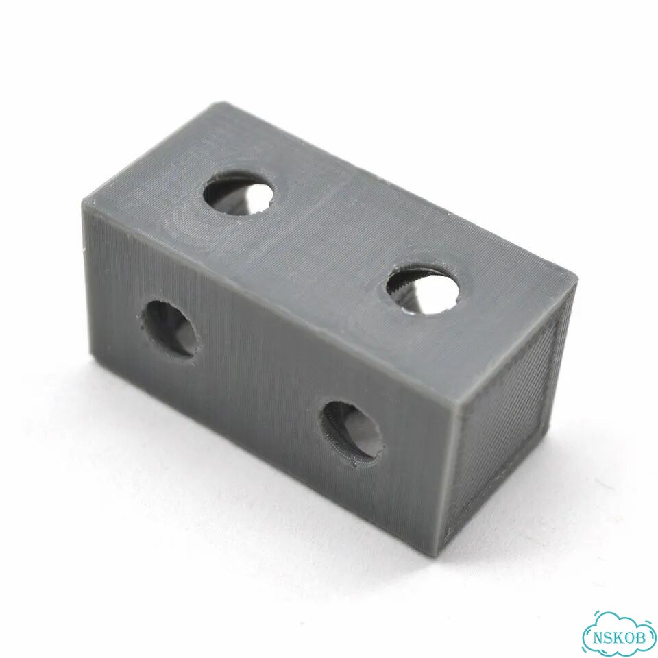 К2040-2 Кубический соединитель 20х40, серия 20, 2 стороны фото 2