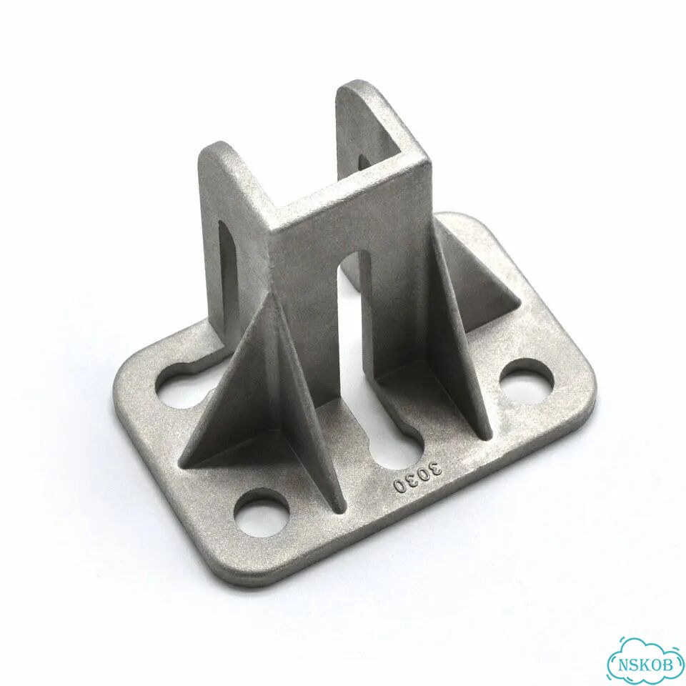 RSI-7202B Фундаментная опора, алюминиевая, для профиля 30x30, крепление с краю фото 8