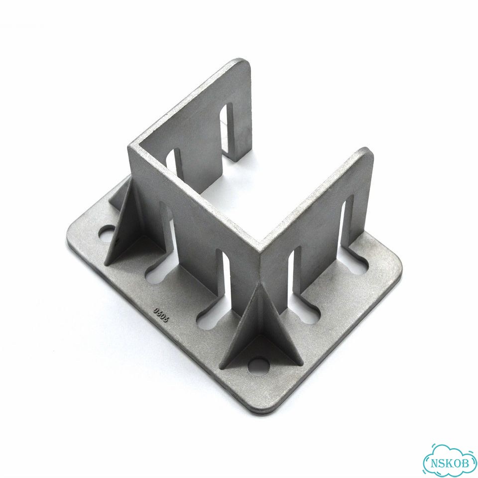 RSI-7211B Фундаментная опора, алюминиевая, для профиля 90x90, крепление с краю фото 5