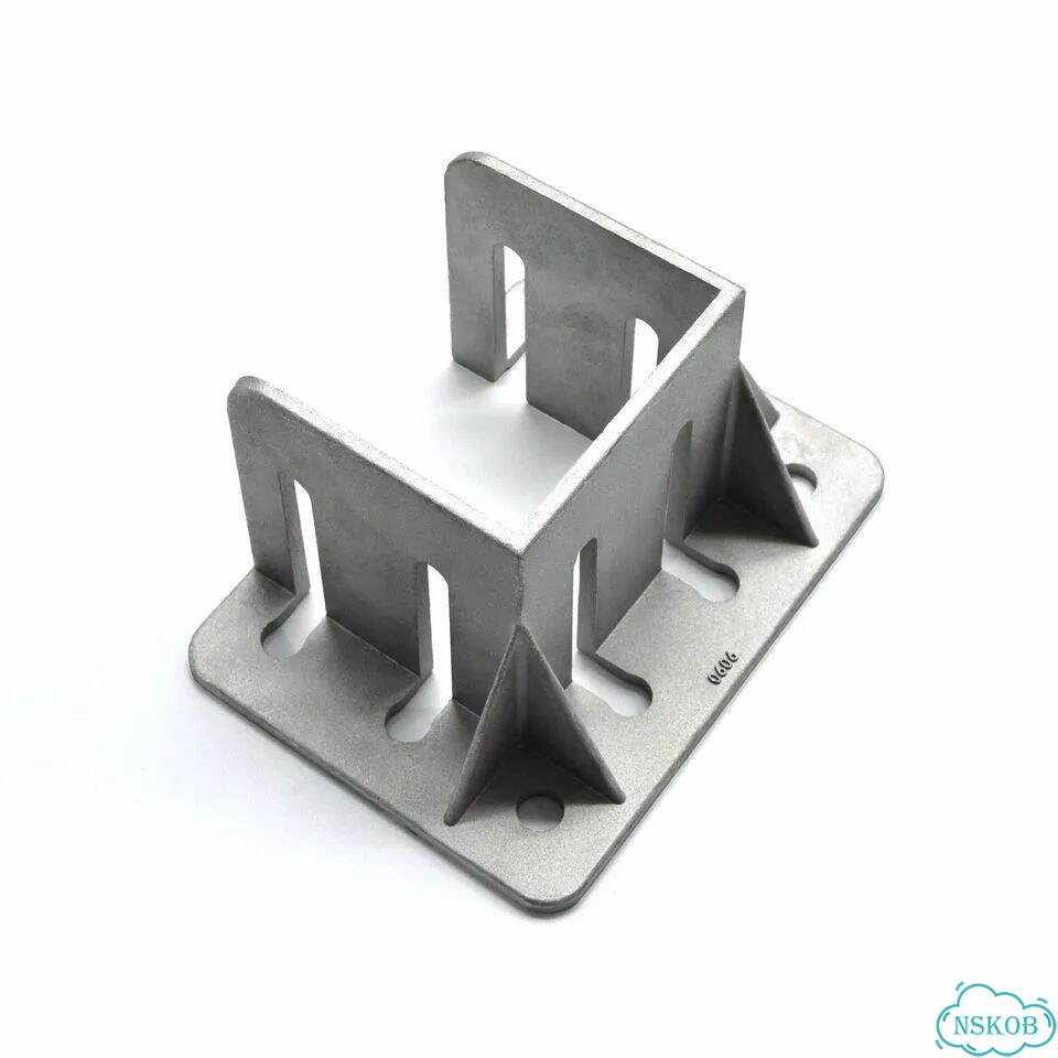 RSI-7211B Фундаментная опора, алюминиевая, для профиля 90x90, крепление с краю фото 6