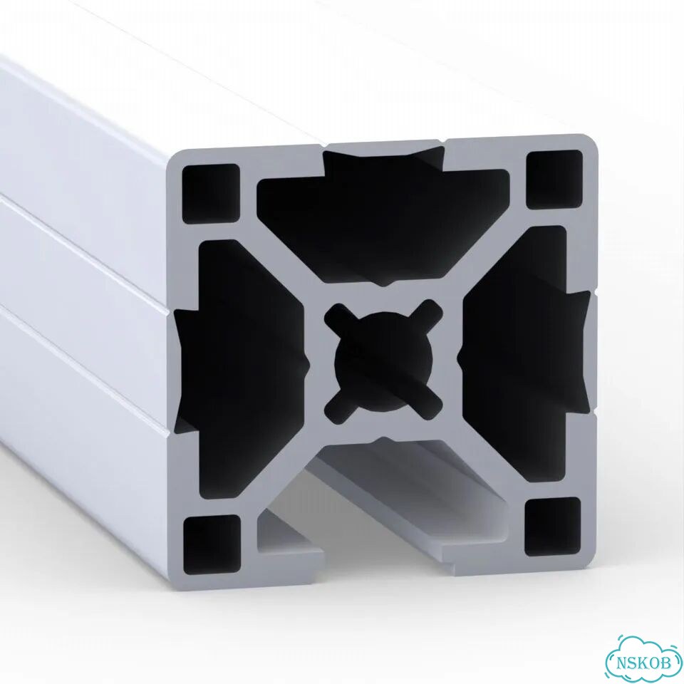 OB-3030-3С-RAL9003 Профиль конструкционный алюминиевый (Белый) закрытый с 3 сторон фото 1