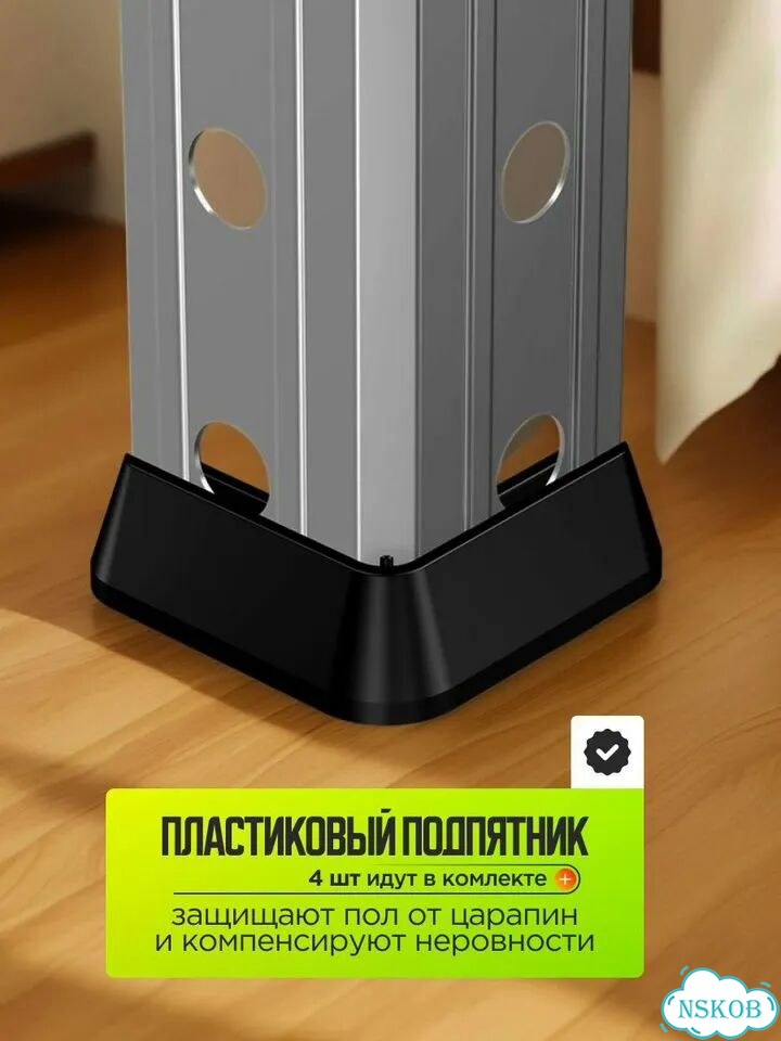 Стеллаж 140 см высотой из оцинкованной стали фото 7
