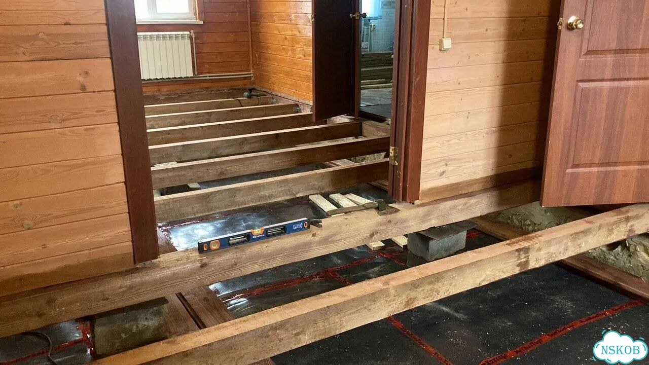 Ремонт деревянных полов в частном доме – восстановление фото 9