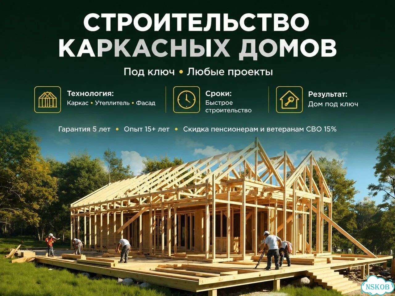 Строительство домов под ключ – от фундамента до отделки фото 1