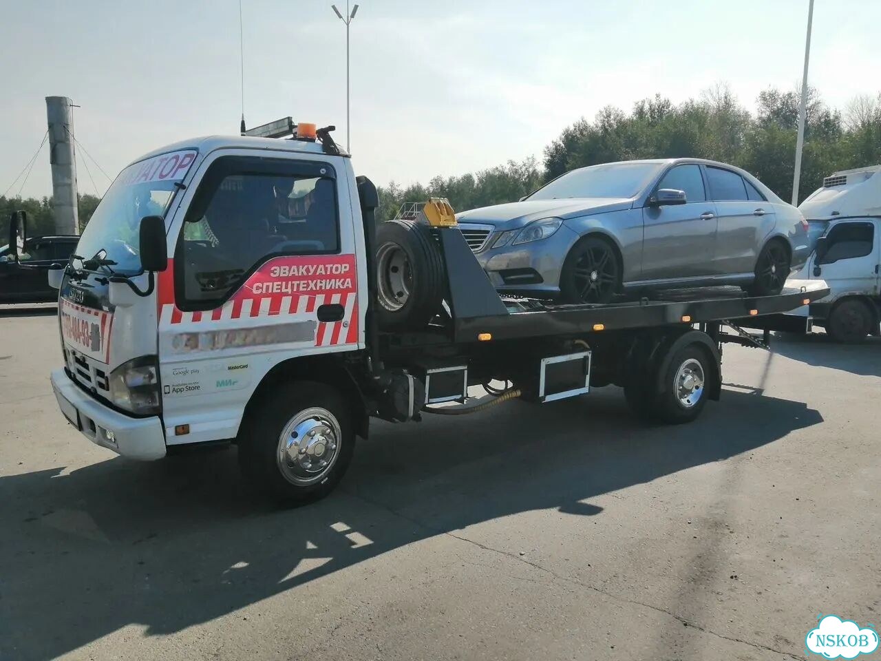 Эвакуатор Чайка-сервис на Isuzu NQR71, 2007 фото 1