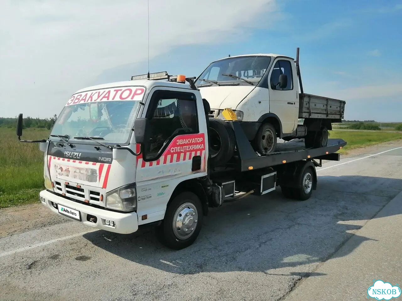 Эвакуатор Чайка-сервис на Isuzu NQR71, 2007 фото 3