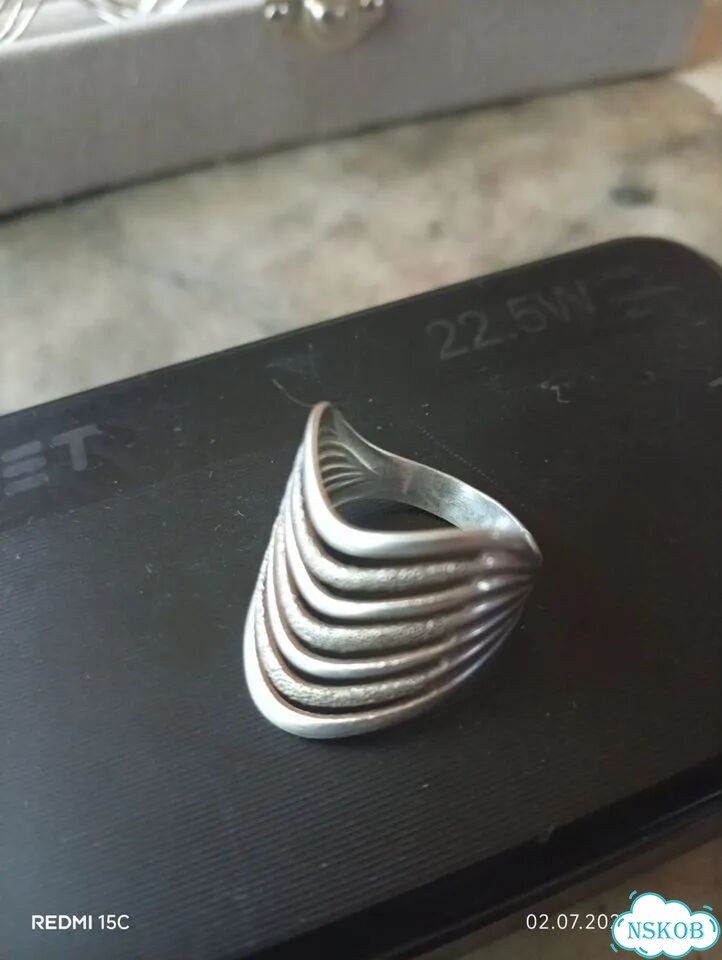 Кольцо из серебра фото 1