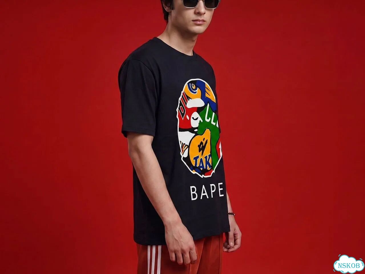 Футболка bape чёрная Streetwear фото 3
