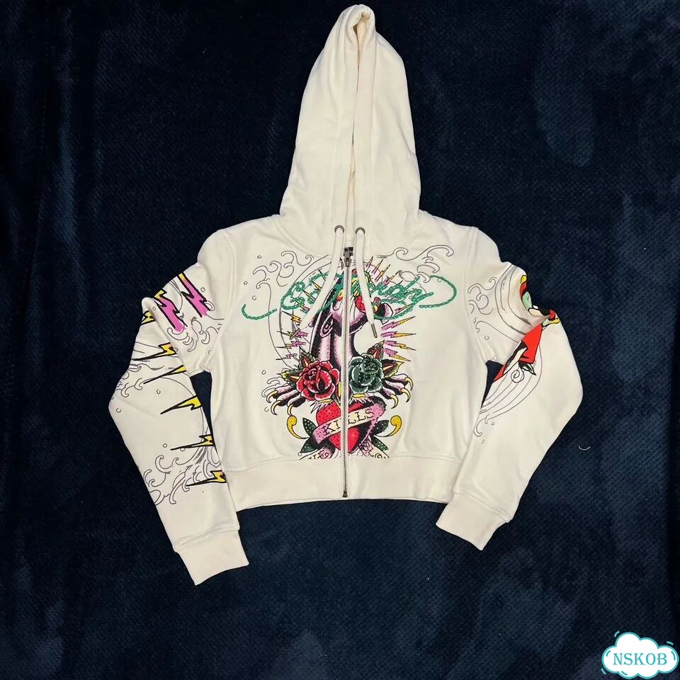 Zip hoodie ed hardy фото 1