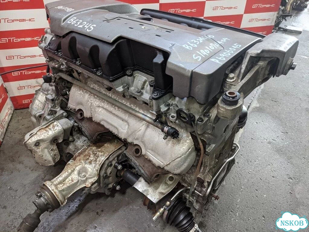 Полный комплект двигателя volvo S80 B6324S BW проверено фото 3
