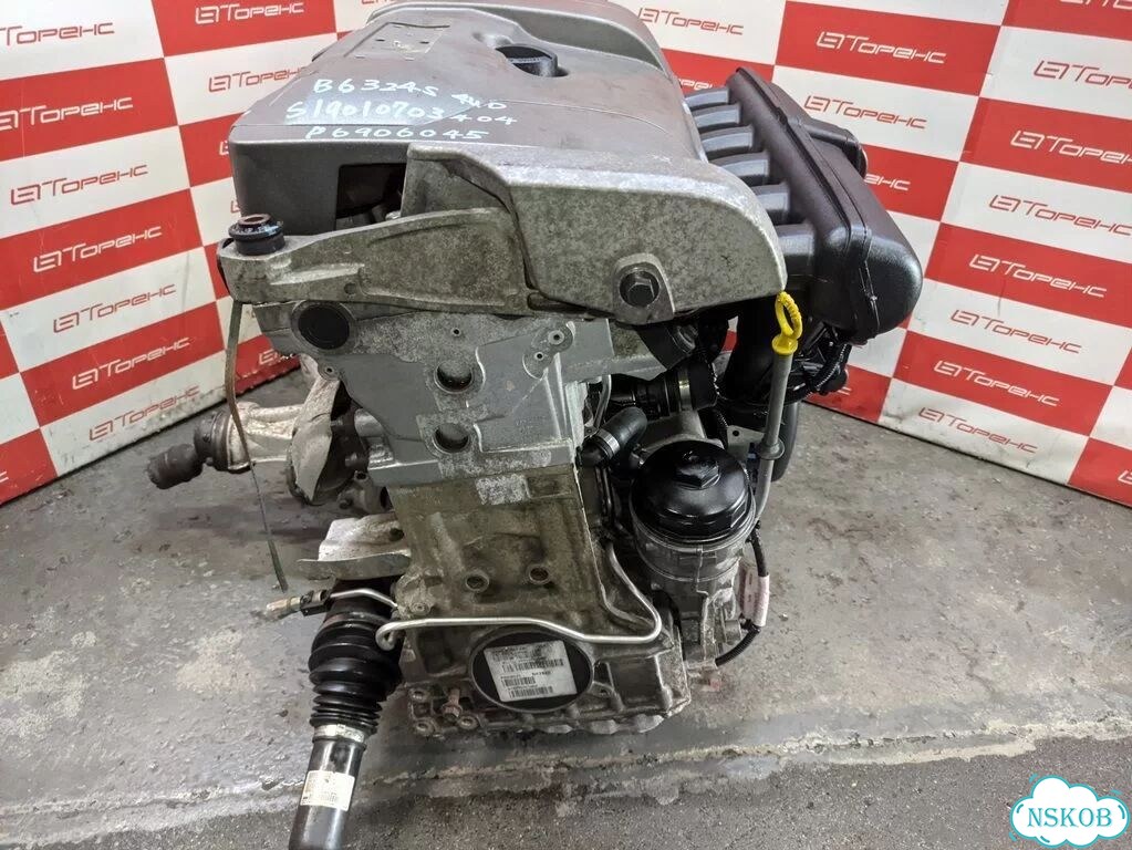 Полный комплект двигателя volvo S80 B6324S BW проверено фото 5