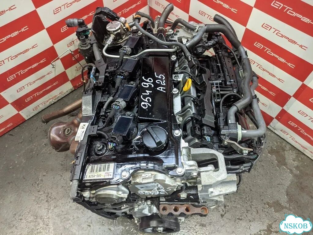 Двигатель toyota crown A25A FXS azsh20 оригинал фото 5