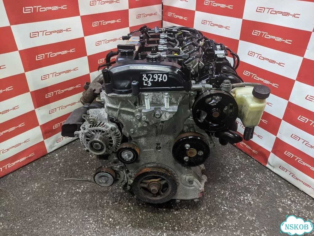Двигатель на mazda MPV L3 VE LY3P, проверено фото 4