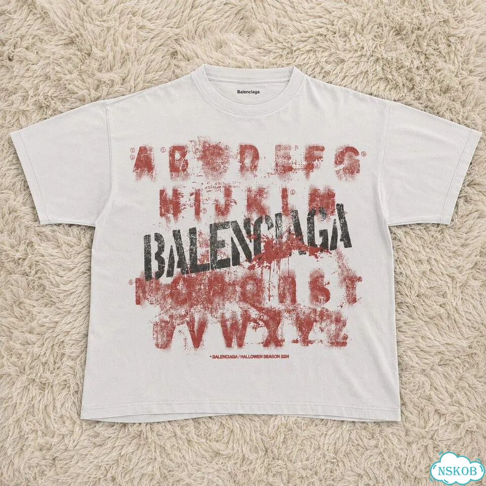 Футболка Balenciaga “abc” фото 1