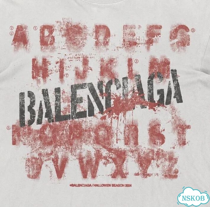 Футболка Balenciaga “abc” фото 2