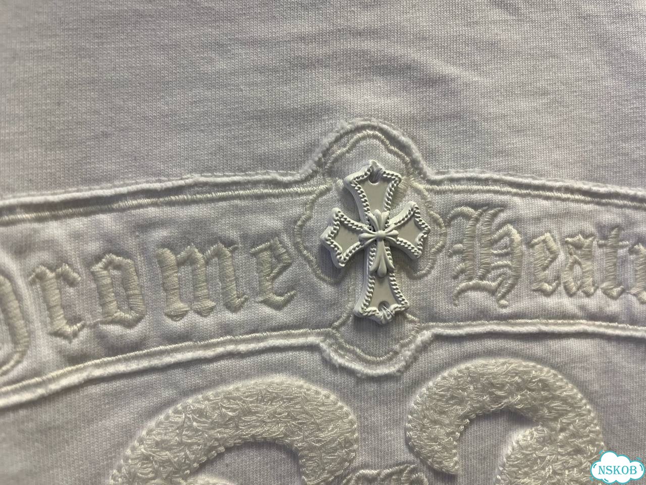 Футболка Chrome Hearts белая фото 2
