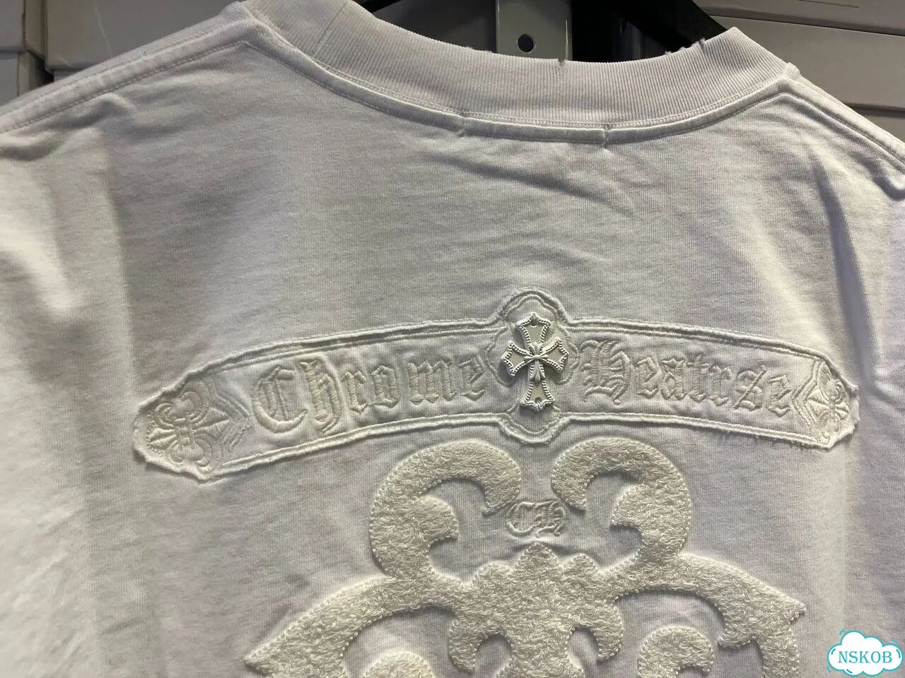 Футболка Chrome Hearts белая фото 4