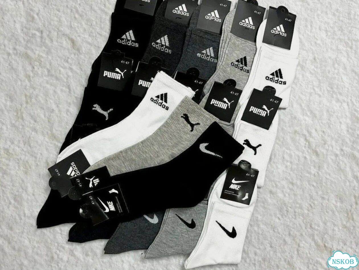 Высокие носки nike adidas фото 5