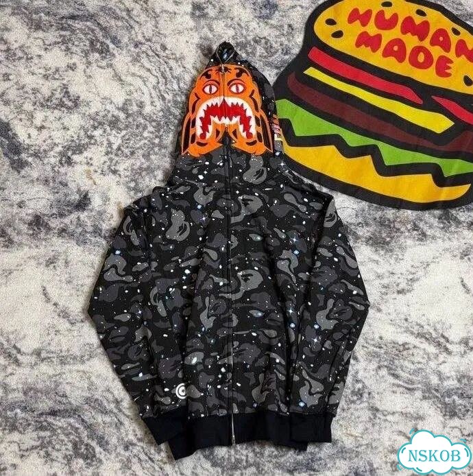 Зип худи Bape Tiger фото 2