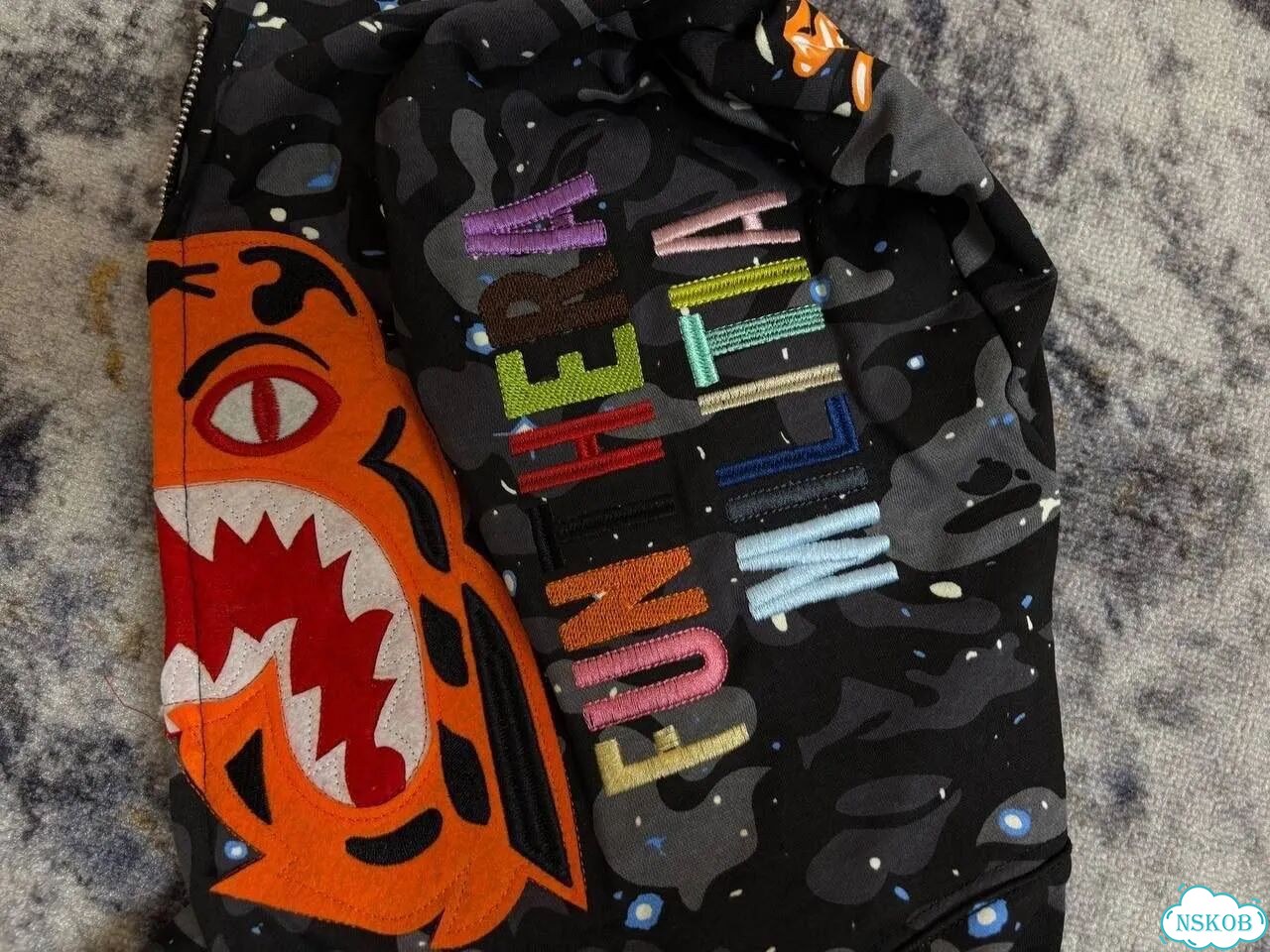 Зип худи Bape Tiger фото 3