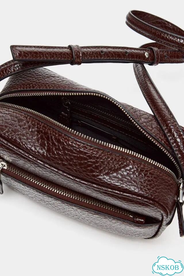Сумка багет кросс-боди zara 2026 фото 10