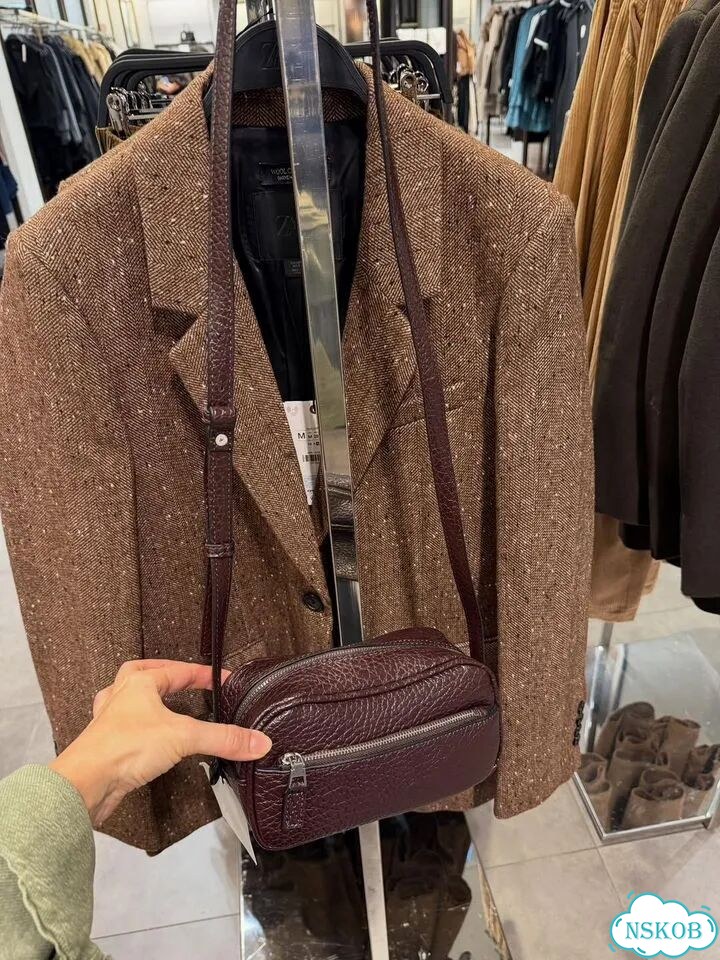 Сумка багет кросс-боди zara 2026 фото 2