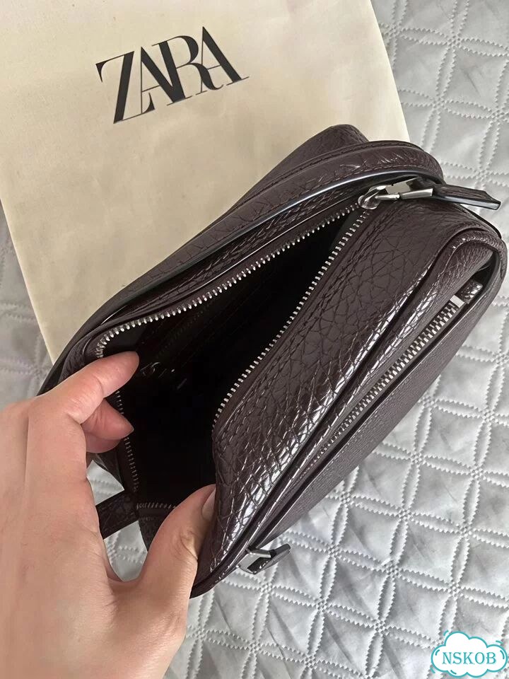 Сумка багет кросс-боди zara 2026 фото 8