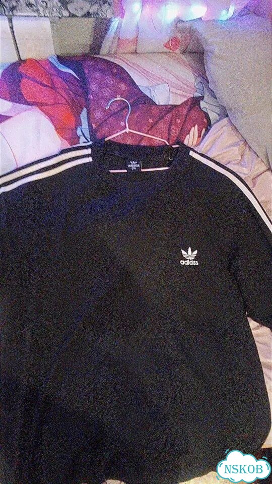 Свитшот adidas черный фото 1
