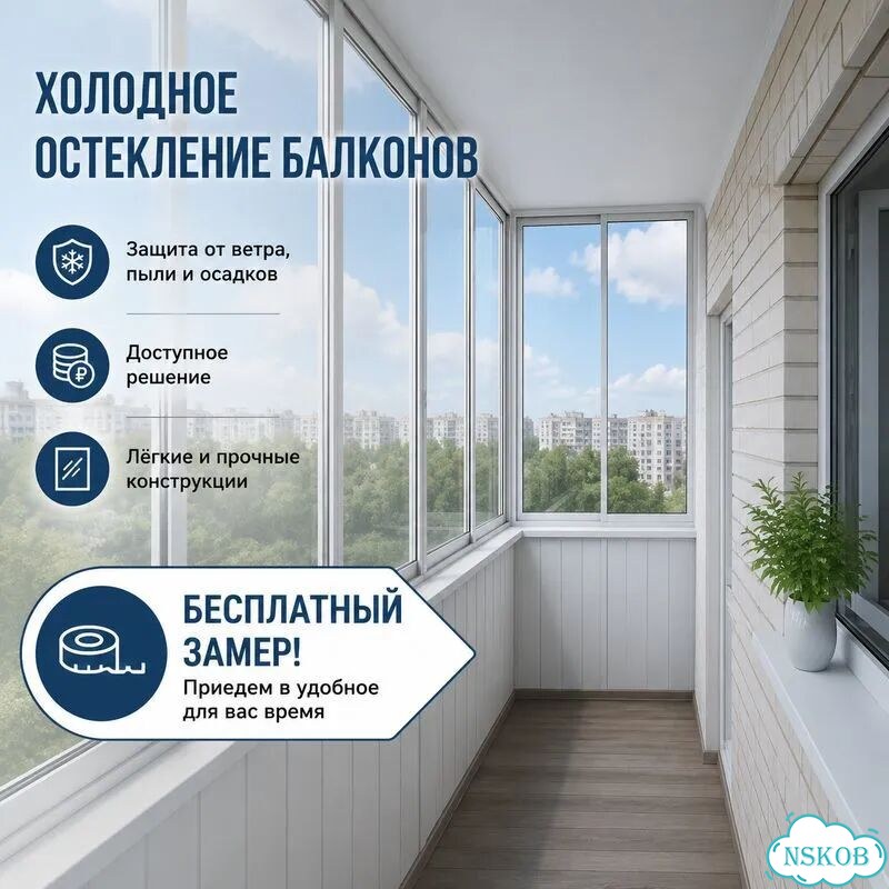 Балкон новый с установкой / Рассрочка фото 1