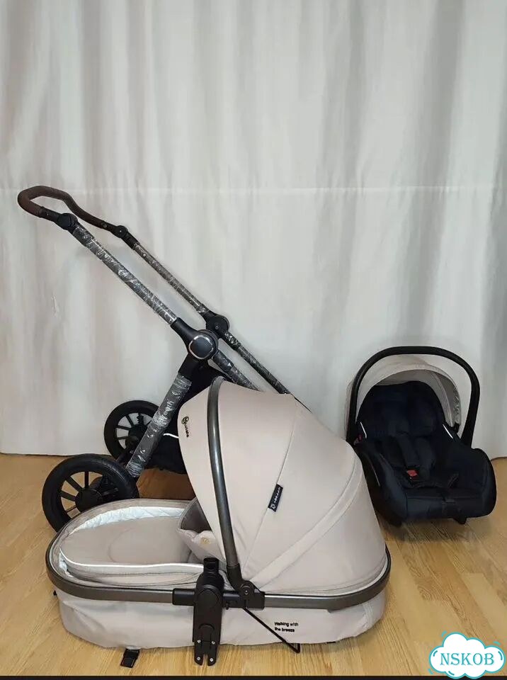 Коляска luxmom 3 в 1 A4 трансформер фото 4