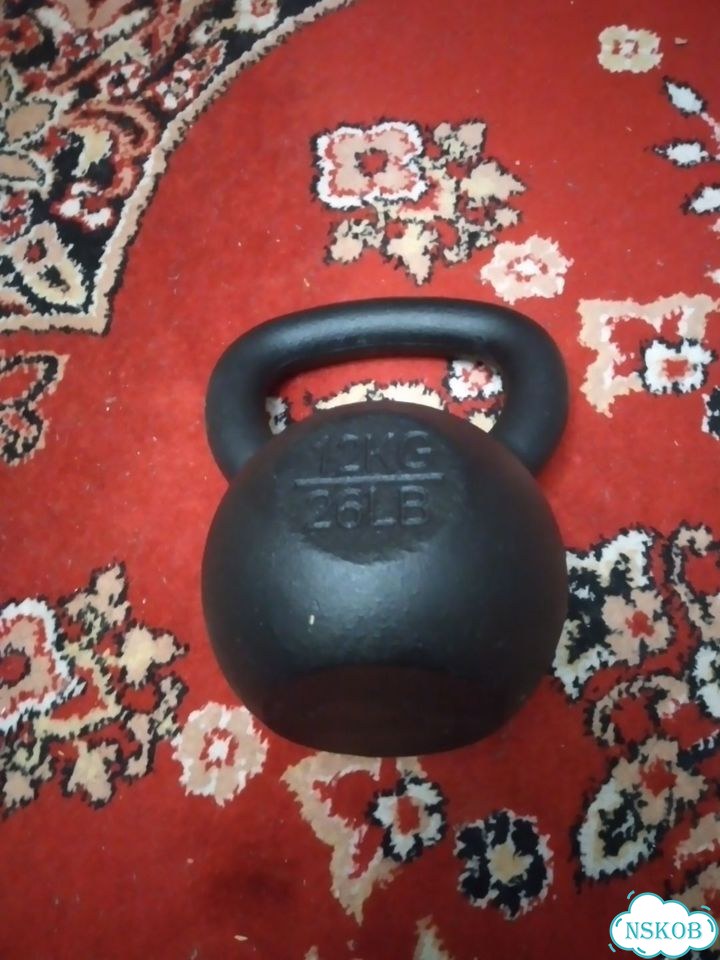 Гиря 12 кг чугунная фото 3