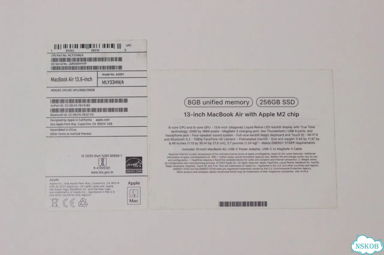 MacBook Air 13 M2 8GB 256GB Midnight фото 9