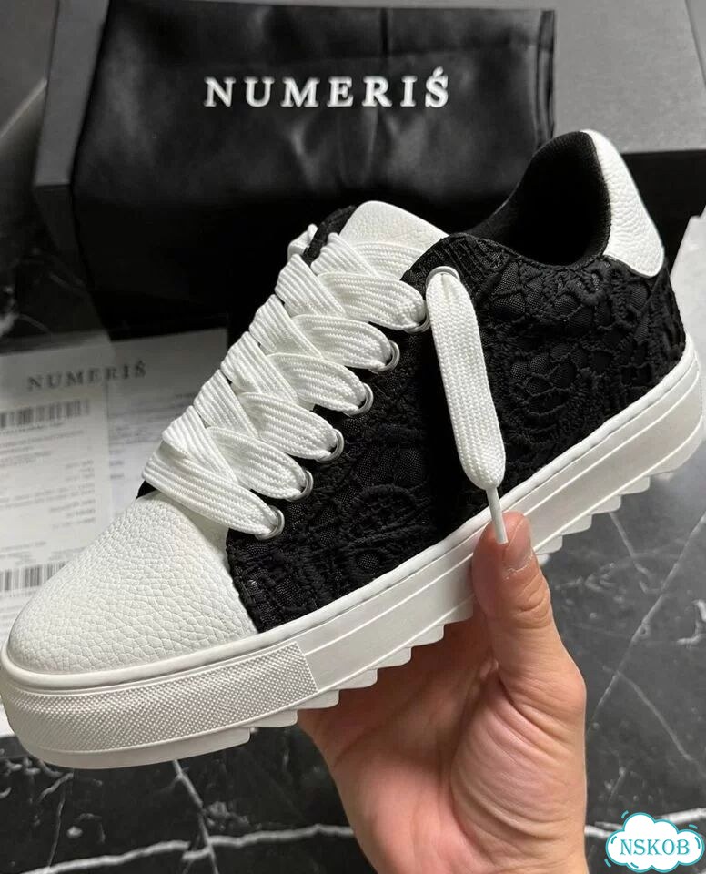 Кеды Numeris кружевные фото 4