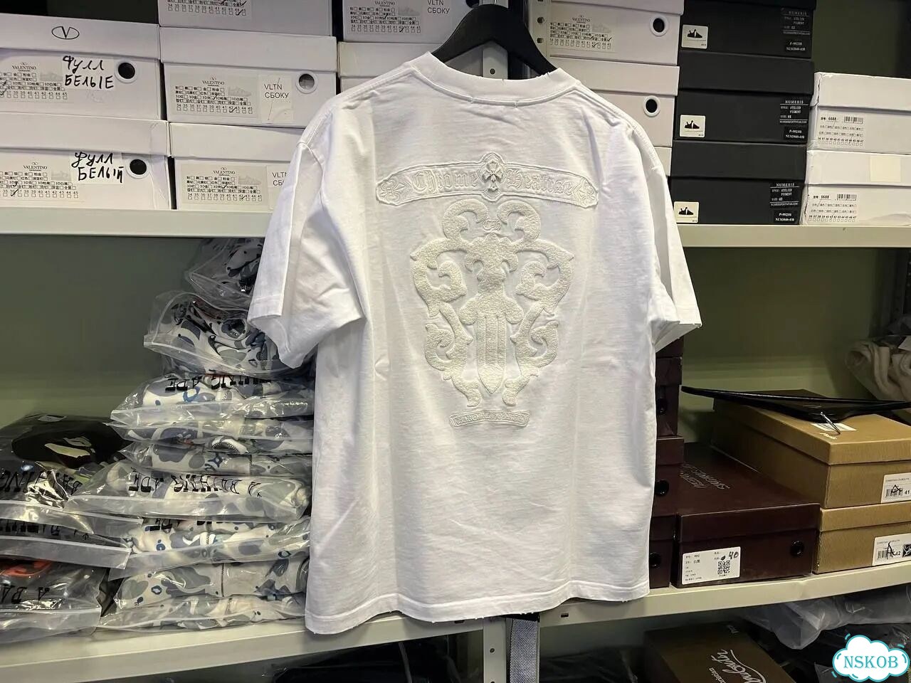 Футболка Chrome Hearts white фото 1