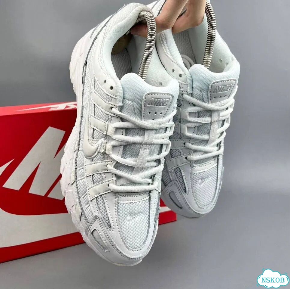 Кроссовки Nike P6000 white фото 3