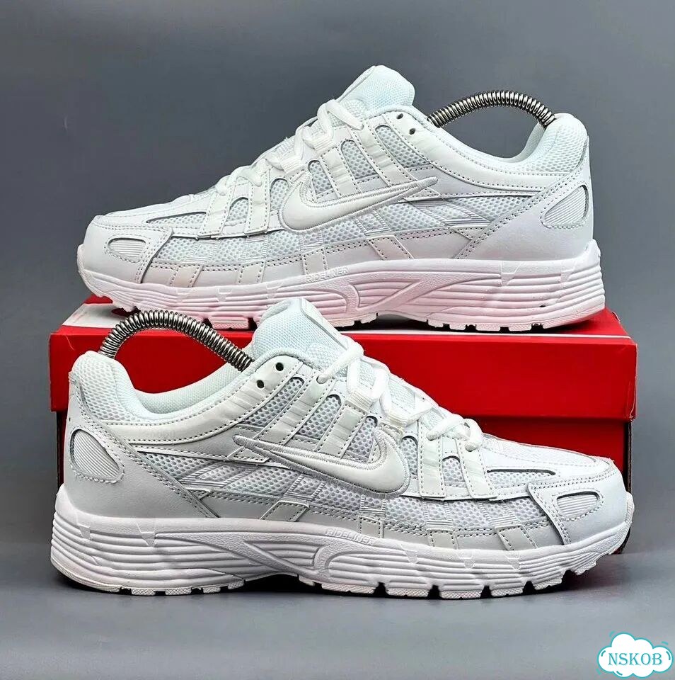 Кроссовки Nike P6000 white фото 8