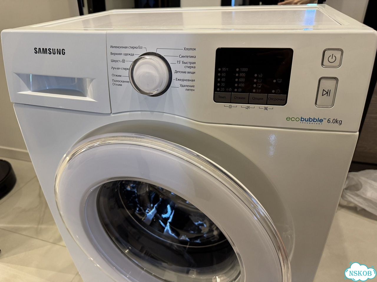 Стиральная машина samsung eco bubble 6 кг фото 2