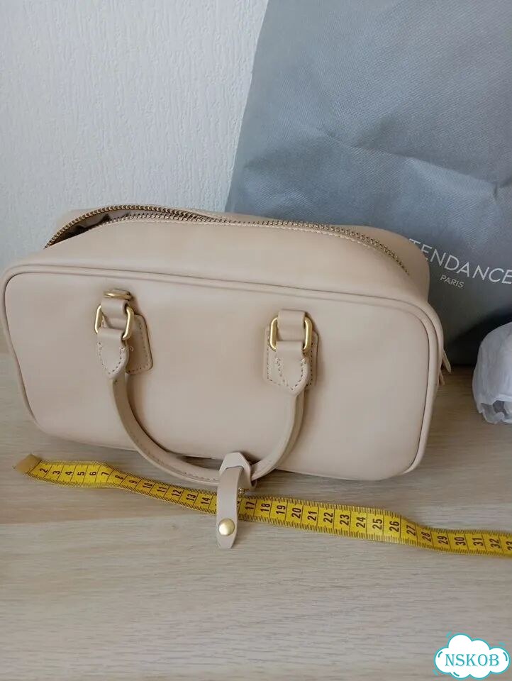 Новая сумка Tendance бежевая с ремнем фото 7