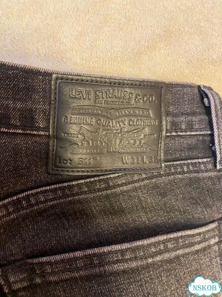 Мужские оригинальные джинсы Levi's 511 W31 L32 фото 3