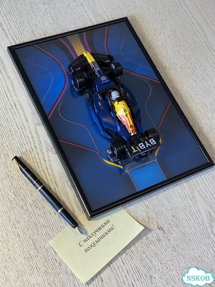 Конструктор формула 1 RedBull + рамка фото 2