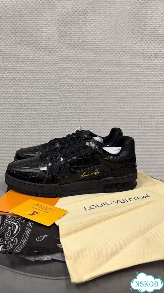 Louis vuitton trainer sneaker кроссовки фото 3