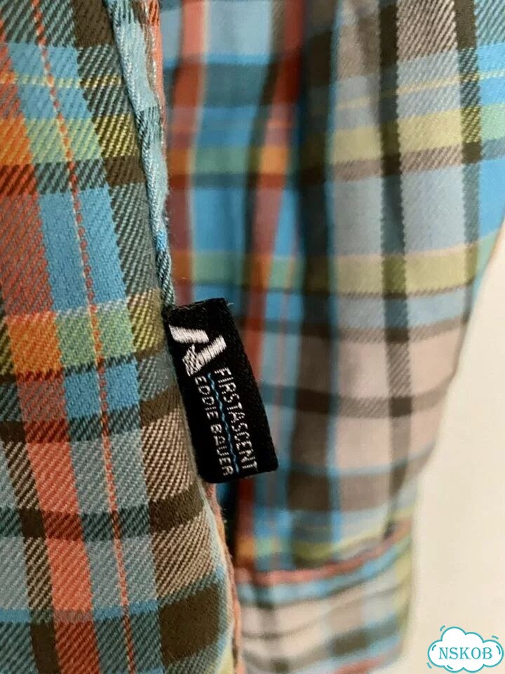Рубашка женская Eddie Bauer PL в клетку фото 7