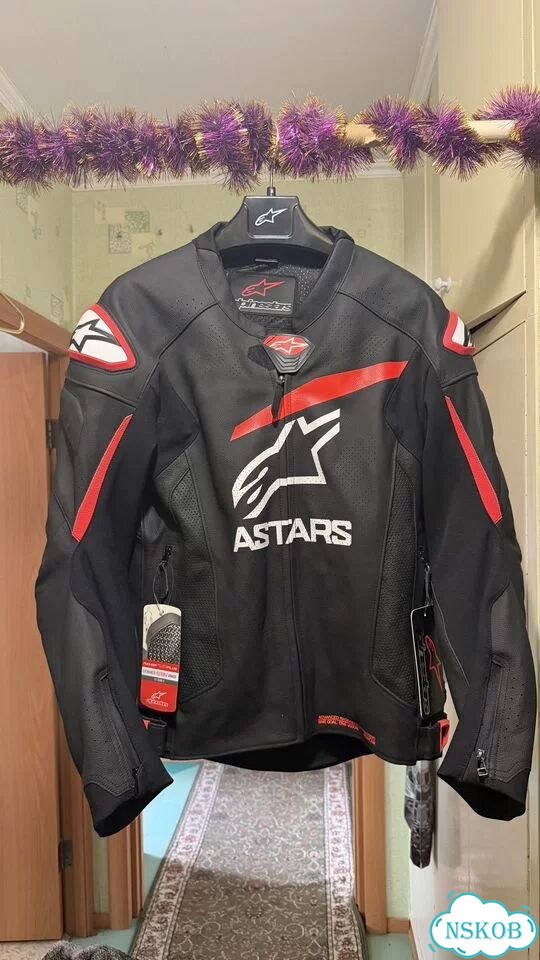 Мотокуртка кожа Alpinestars с биркой фото 1