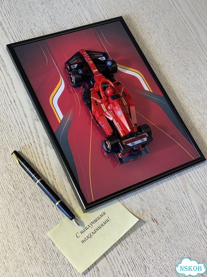 Конструктор формула 1 Ferrari + рамка фото 2