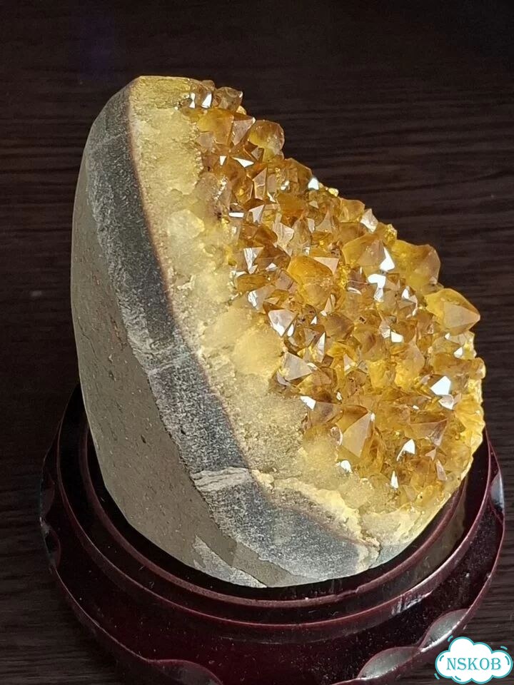 Друза цитрина 982г фото 3